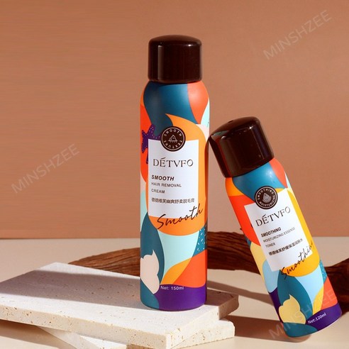 Crema depilatoria 100 % natural DETVFO: depilación ultrasuave e indolora, para mujeres y hombres.