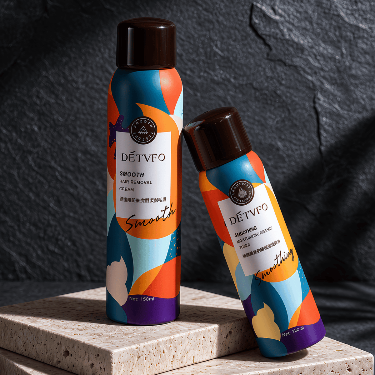 Crema depilatoria natural DETVFO: depilación ultrasuave y sin dolor, para él y para ella.