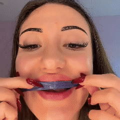 Whitening Strips- dentales púrpuras