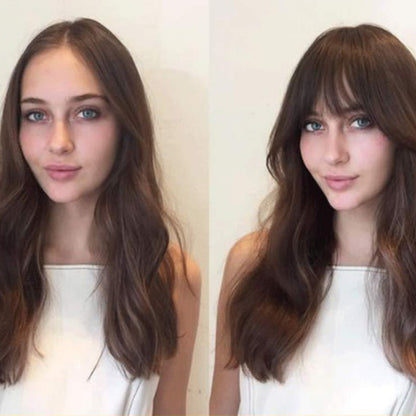 Flequillo Postizo con Broches - Cabello Humano Natural
