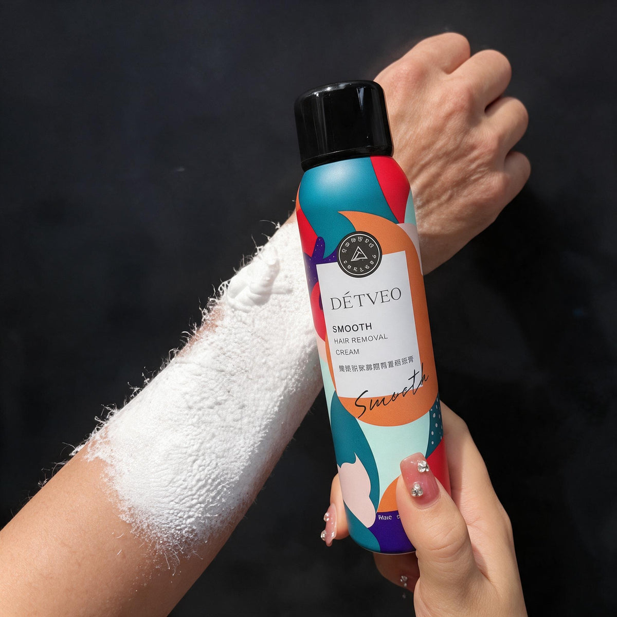 Crema depilatoria natural DETVFO: depilación ultrasuave y sin dolor, para él y para ella.