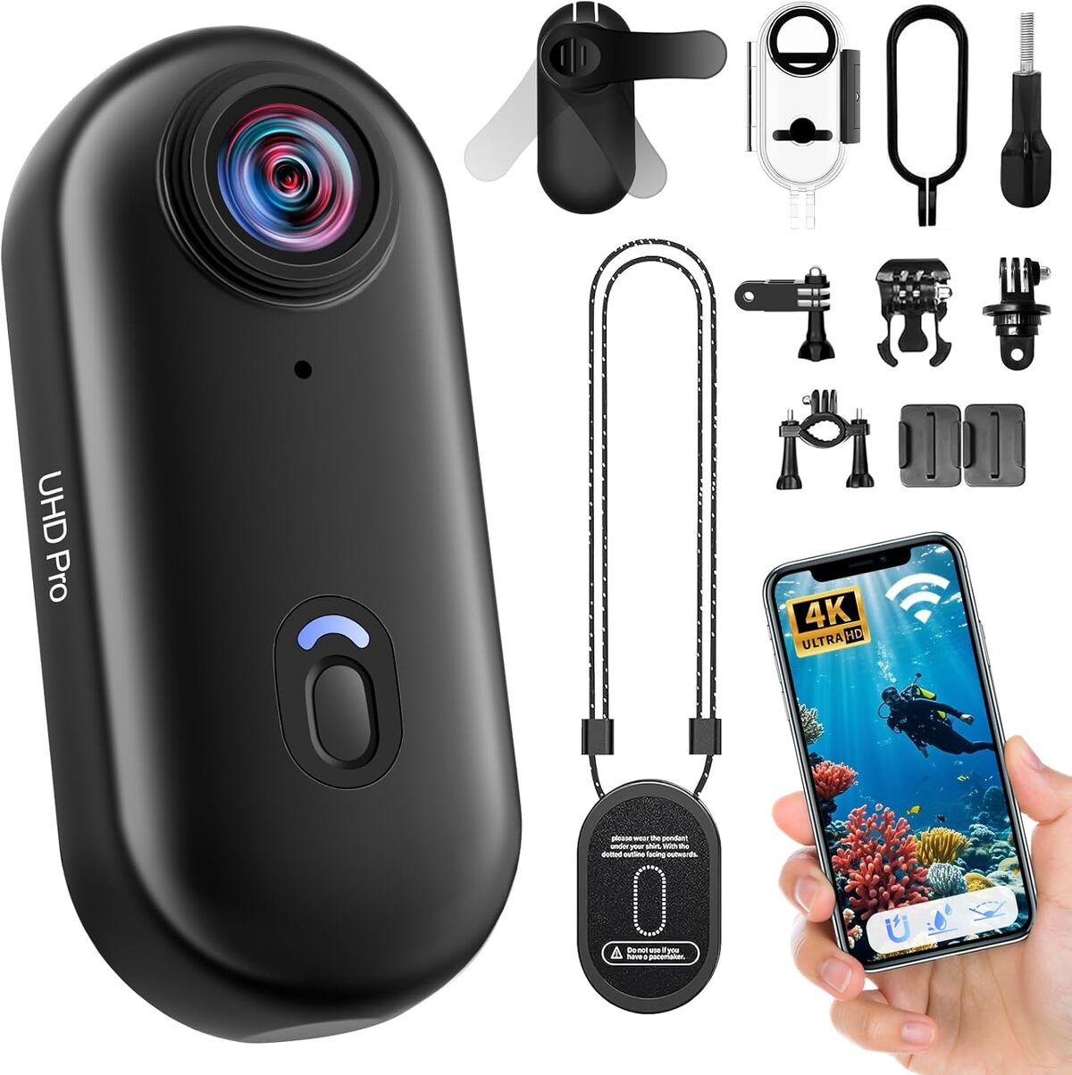 Videocâmara 4K Ultra HD - SpyCam PRO™