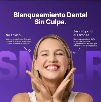 Whitening Strips- dentales púrpuras