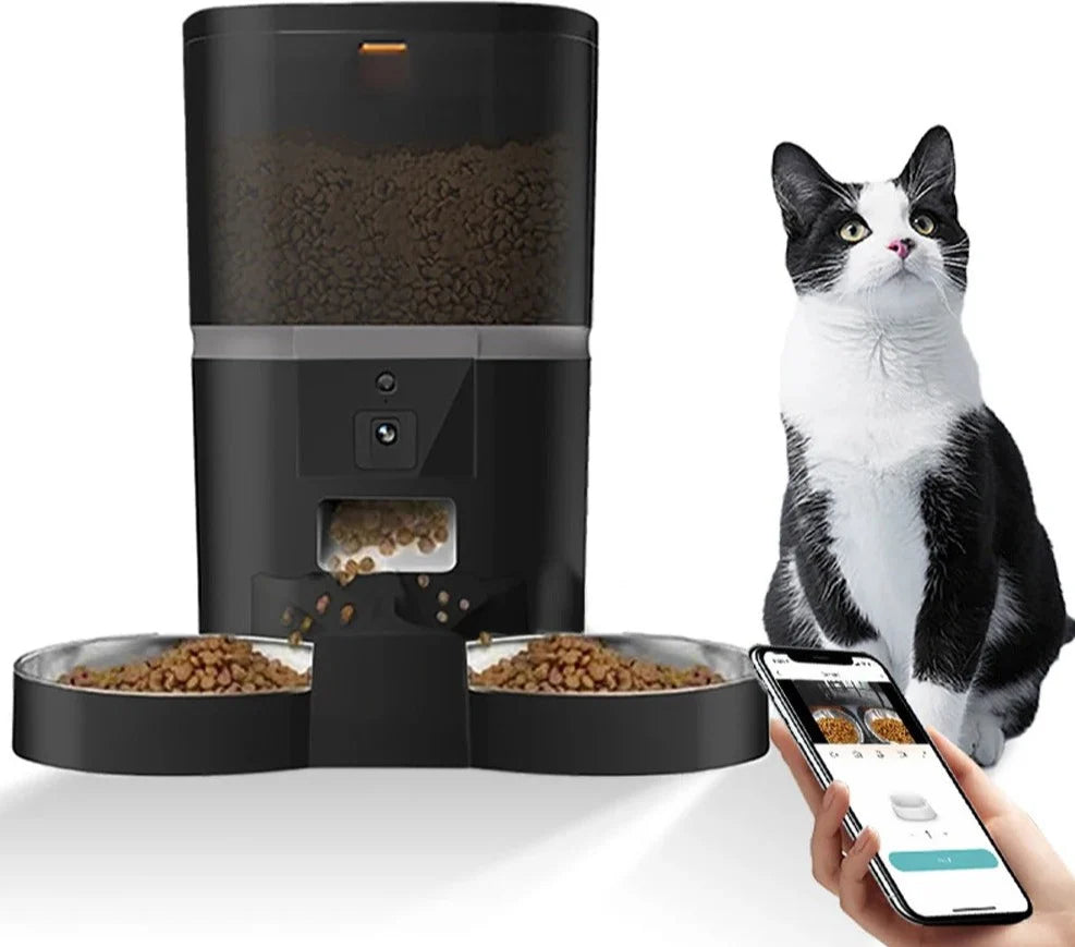 Comedero WiFi para perros y gatos.